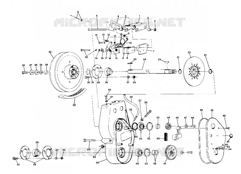 BREMSE UND KETTENKASTEN (LT) (4910931093011A)