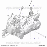 ENGINE, ENGINE AND ÃŒBERTRAGUNG MOUNTING