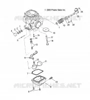 MOTOR, VERGASER, LOWER