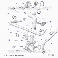 MOTOR, WATERPUMP AND BYPASS