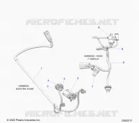ELEKTRIC, WIRE HARNESS, HOOD, ELECTRIC START