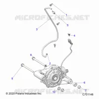 ANTRIEB, FRONT GEARCASE MOUNTING