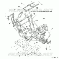 CHASSIS, MAIN FRAME AND SKID PLATES