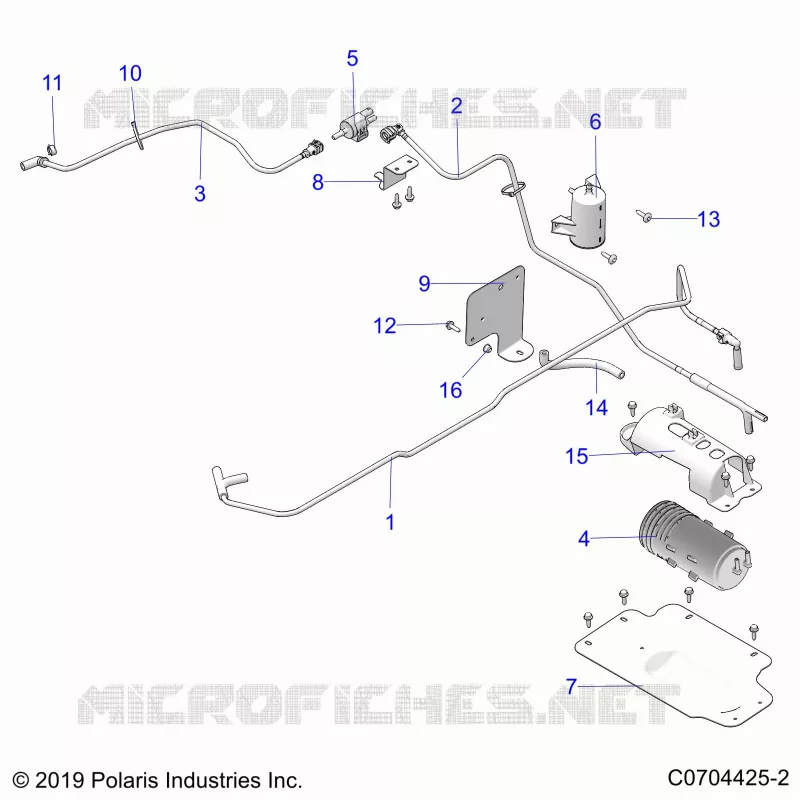 KRAFTSTOFFSYSTEM, FUEL TANK EVAP, CANISTER AND LINES