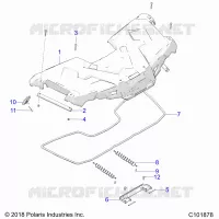 BODY, FRONT STORAGE