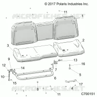 SITZ ASM. REAR