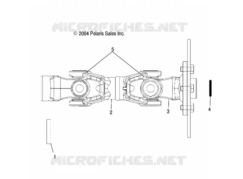 REAR KARDANWELLE (2X4)(4X4)