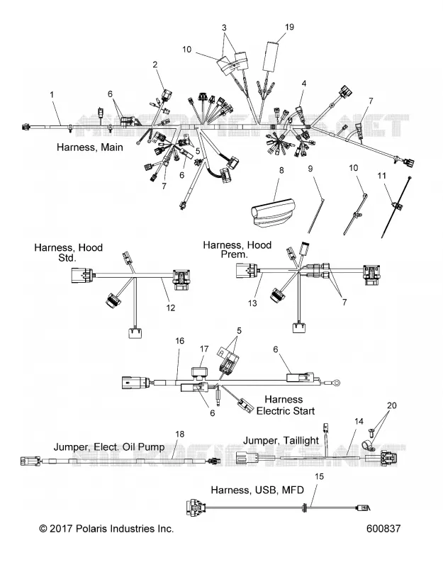 ELECTRICAL, WIRE HARNESS