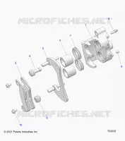BRAKES, BREMSZANGE HINTEN