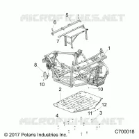 CHASSIS, MAIN FRAME AND SKID PLATES