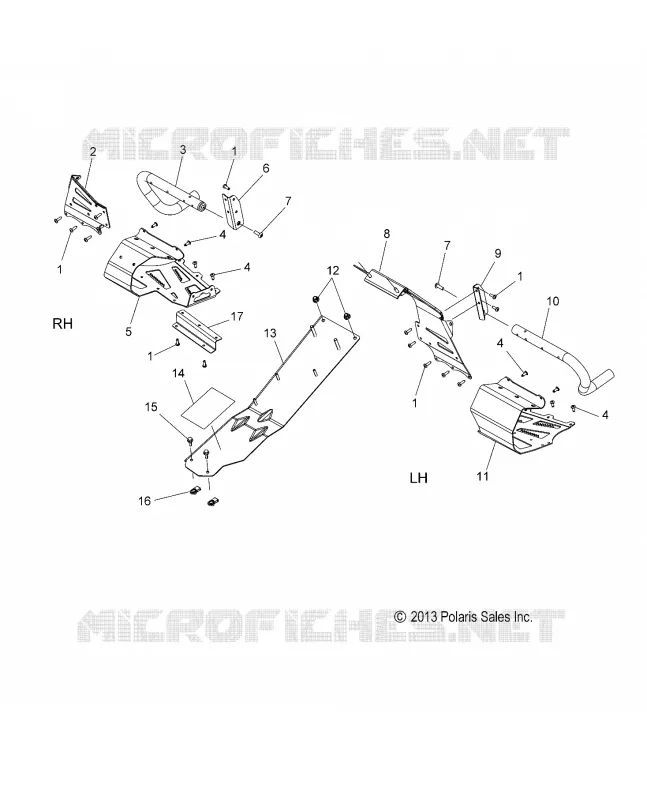 CHASSIS, CLUTCH GUARD AND FUßSTÜTZES