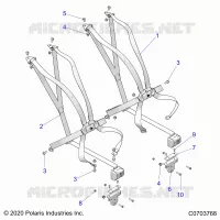 SITZ BELT MOUNTING 6 POINT