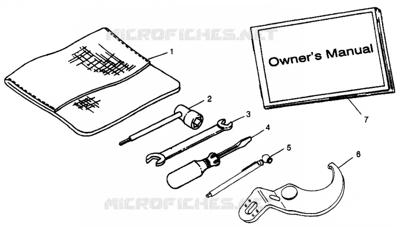 TOOL KIT SCRAMBLER 400L W97BC38C (4939893989C011)