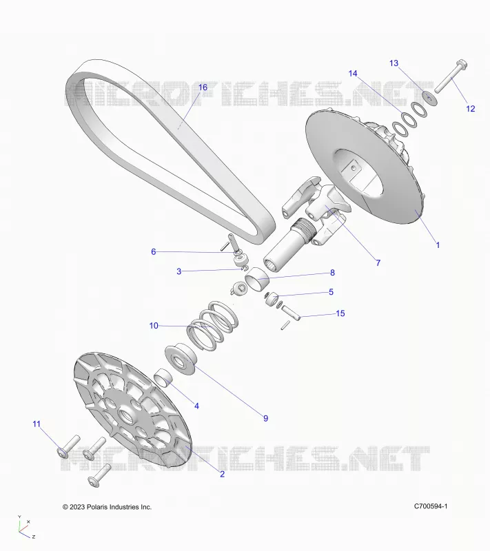 ANTRIEB, SECONDARY CLUTCH