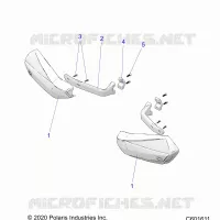 STEERING, HAND GUARDS
