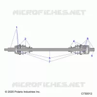 ANTRIEB, FRONT HALF SHAFT