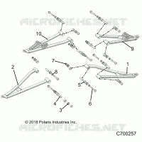 FRONT SUSPENSION CONTROL ARMS