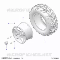 RADS, REAR TIRE