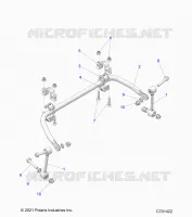 SUSPENSION, REAR STABILISATORSTANGE