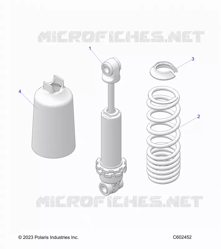 SUSPENSION, FRONT SHOCK TRACK (7045511)