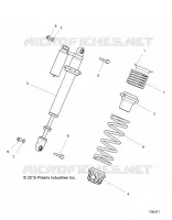 SUSPENSION, FRONT SHOCK MOUNTING