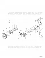 ENGINE, TREIBSTOFF CAMSHAFT AND GOVERNOR SHAFT