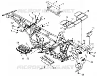 BUMPER / GEPÄCHTRÄGER MOUNTING BIG BOSS 6X6 400L W97AE38A (4940814081A007)