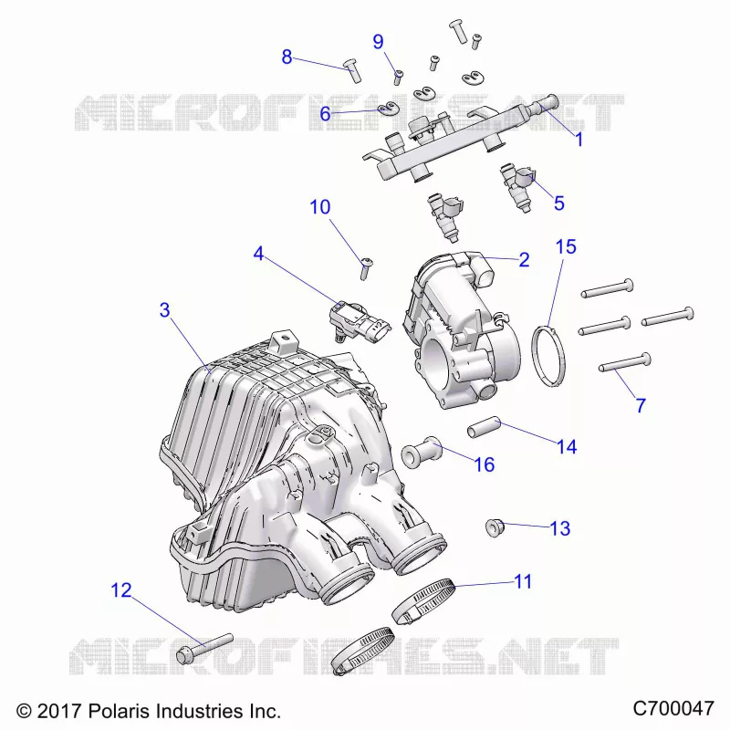 ENGINE, LUFTEINLASS MANIFOLD EVAP