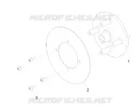RADS, COMPONENTS, END, 7.56 INCH, DISC 4 BOLT