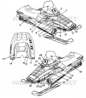 DECALS XLT 0940767, XLT SP 0940667   XLT SKS 0940567 (4925022502009A)