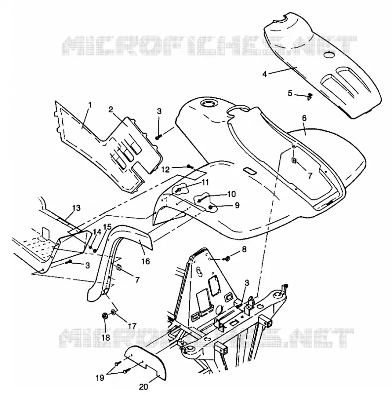 KABINE XPLORER 400L W969140 (4935983598A005)
