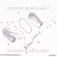 ANTRIEB, CLUTCH COVER AND DUCTING