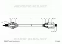 ANTRIEB, REAR HALF SHAFT