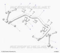 SUSPENSION, FRONT STABILISATORSTANGE