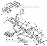 BUMPER / GEPÄCHTRÄGER TRAIL BOSS W98AA25C (4945314531A007)