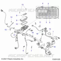 ELEKTRIC, WIRE HARNESS AND FUSES