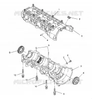 CRANKCASE ASSEMBLY XLT/0930767,XLT SP/0930667    XLT SKS/0930567 (4923012301032A)