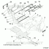 CHASSIS, MAIN FRAME AND SKID PLATES