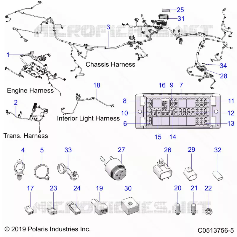 ELEKTRIC, WIRE HARNESS