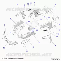 KAROSSERIE HINTEN RACK AND FENDERS