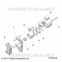 HINTERBREMSE CALIPER