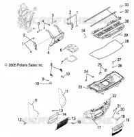 FRONT STORAGE AND BUMPER VORNE
