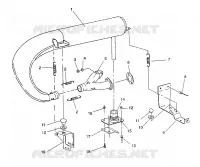 ABGASSYSTEM 500 EFI / 0930674 and  500 EFI SKS / 0930574 (4922962296026A)
