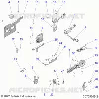 ELEKTRIC, WIRE HARNESS COMPONENTS, AND LICENSE PLATE