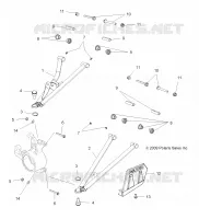 FRONT SUSPENSION A-ARMS