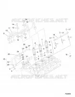 MOTOR, NOZZLE HOLDER AND GLOW PLUG