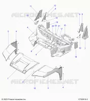 HAUBE, LINER, FRONT FENDERS, A PILLARS