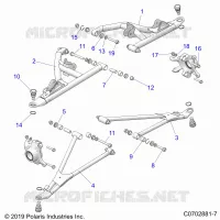 FRONT SUSPENSION CONTROL ARMS