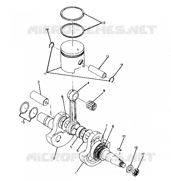 KURBELWELLE/KOLBEN ASSEMBLY 6X6 (4919811981044A)