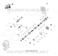 ANTRIEB, MAIN GETRIEBEGEHÄUSE INTERNALS